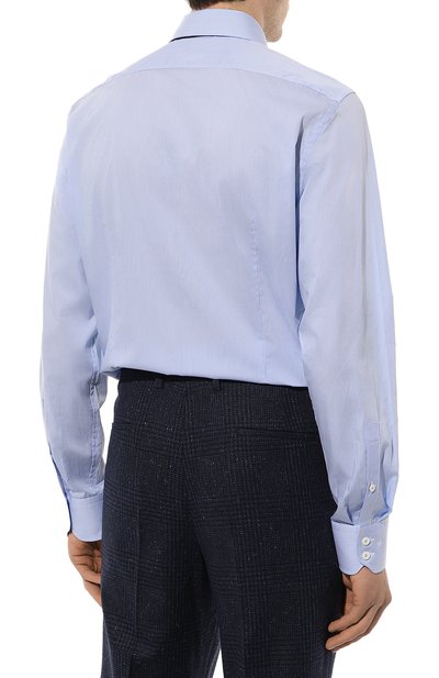 Хлопковая сорочка VAN LAACK голубого цвета по цене 17550 руб., арт. RIVARA-LSF/151887, фото 5 Хлопковая сорочка VAN LAACK, арт. RIVARA-LSF/151887, фото 5