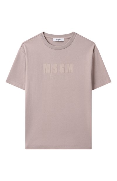 Хлопковая футболка MSGM KIDS, арт. S5MSJUTH170