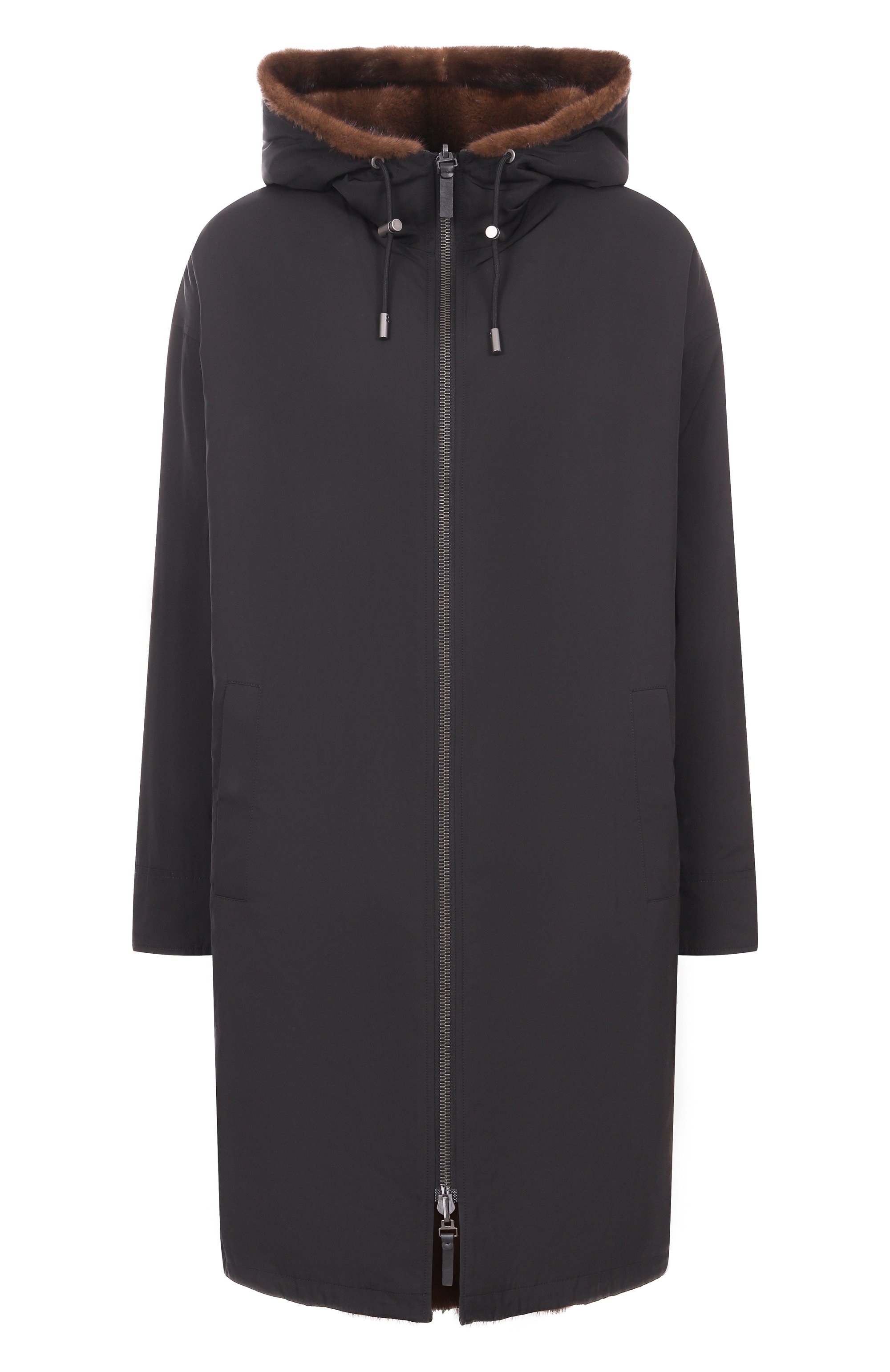 Двусторонняя парка с подкладкой из норки YVES SALOMON, арт. 24WFM06693A22X, фото 1