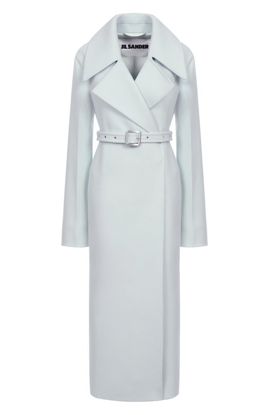 Шерстяное пальто Jil Sander J02AA0188/J40035 Голубой J02AA0188/J40035