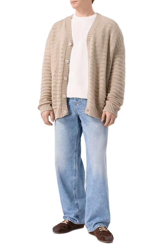 Замшевые кеды Moschino MB15021G00/GFC Коричневый  MB15021G00/GFC Фото 2