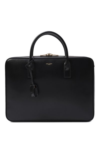 Мужская кожаный портфель sac de jour large SAINT LAURENT, арт. 844674/0SX0W