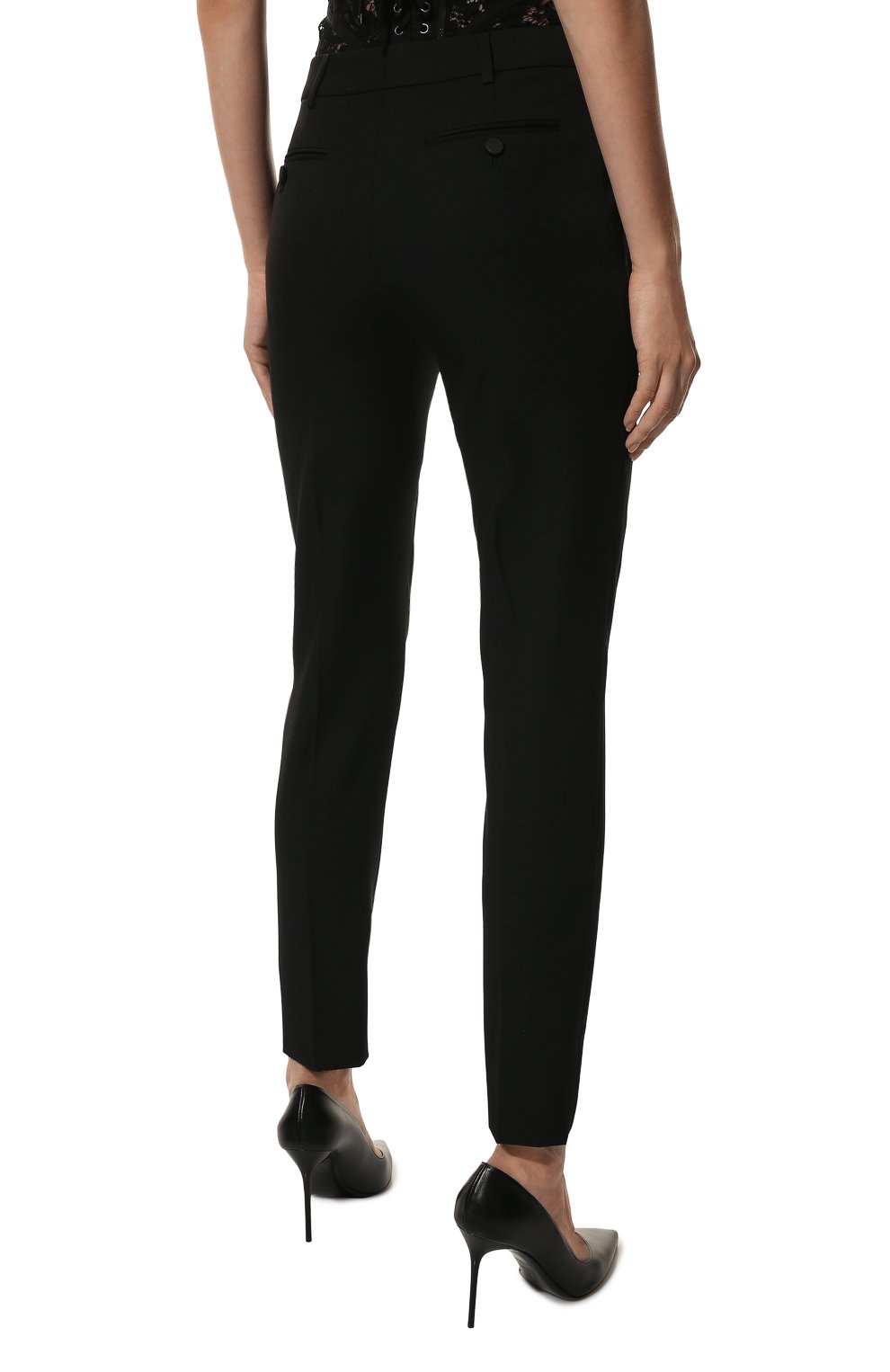 Шерстяные брюки SAINT LAURENT, арт. 531553/Y399W, фото 4