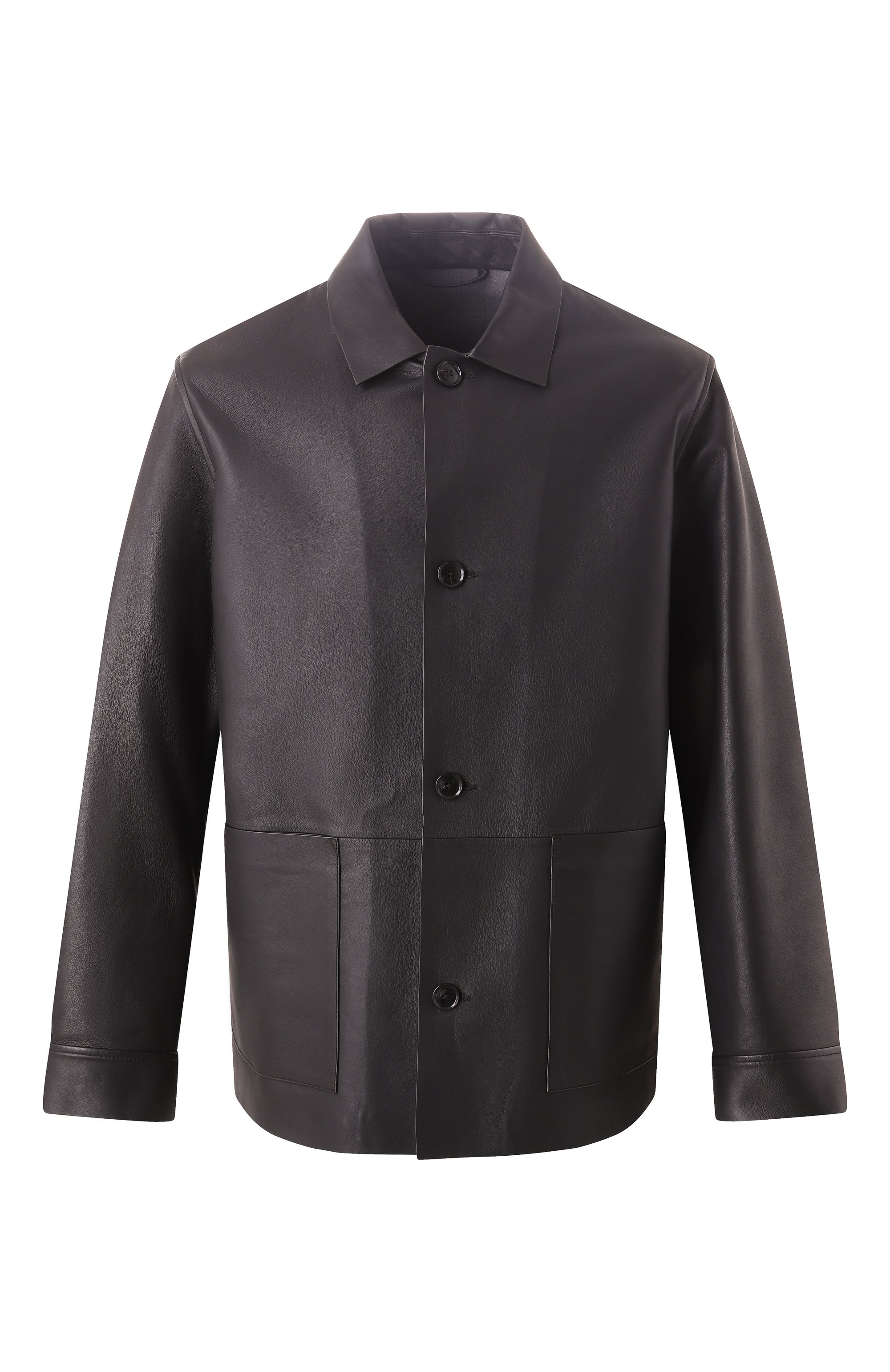 Кожаная куртка-рубашка BOSS, арт. 50531136, фото 1