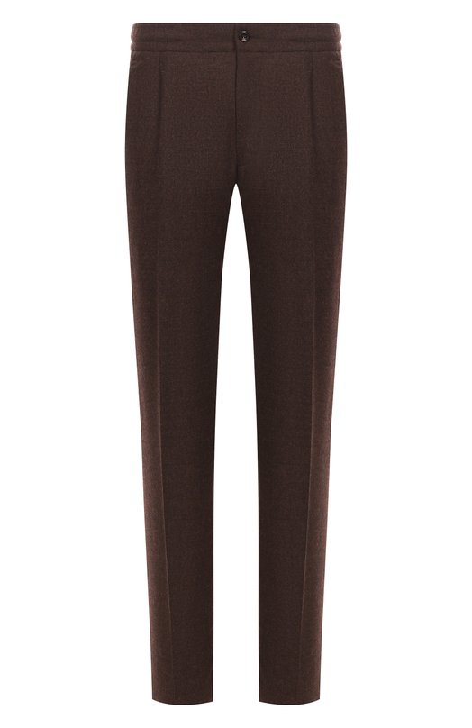 Шерстяные брюки Kiton UPN01K0124G07 Коричневый UPN01K0124G07