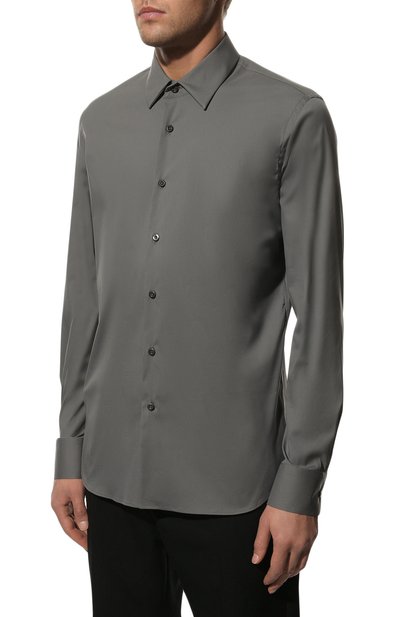 Хлопковая рубашка PRADA, арт. UCM608-F62-F0BJ9, фото 3