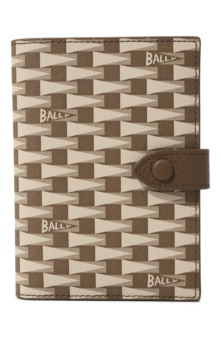 Женские портмоне BALLY коричневого цвета, арт. WL005D/TP046 | Фото 1 (Материал сплава: Проставлено; Материал: Натуральная кожа, Пластик; Нос: Не проставлено)