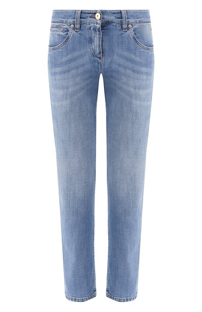 Женские джинсы прямого кроя BRUNELLO CUCINELLI, арт. MH107P5008