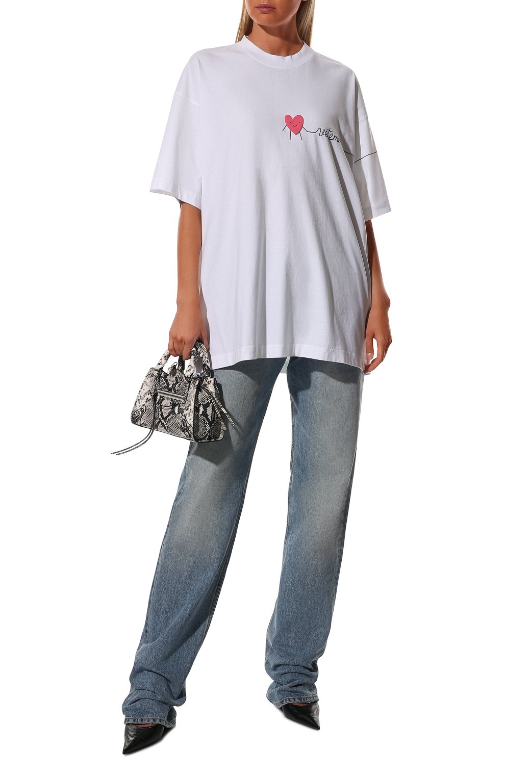 Хлопковая футболка VETEMENTS, арт. UA53TR270W 1610/W, фото 2