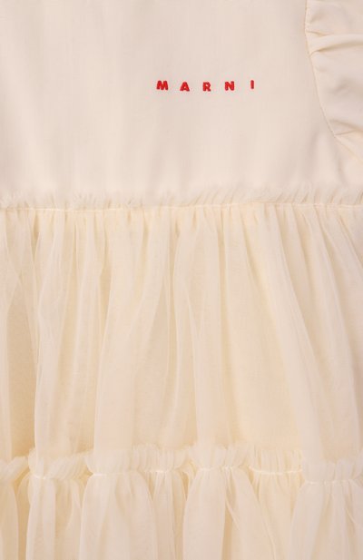 Хлопковое платье MARNI, арт. M01439/M00U0, фото 3