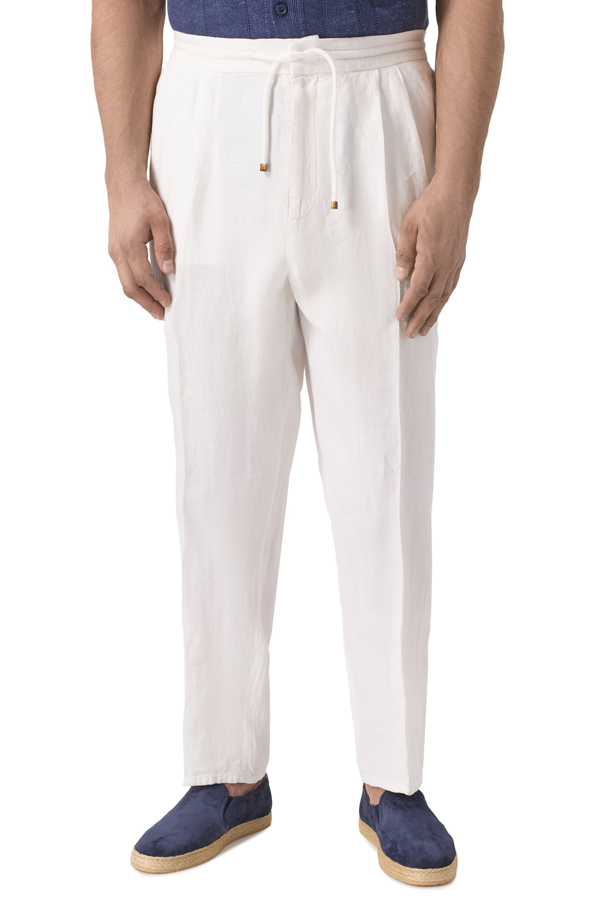 Льняные брюки BRUNELLO CUCINELLI, арт. M243DE1710, фото 3