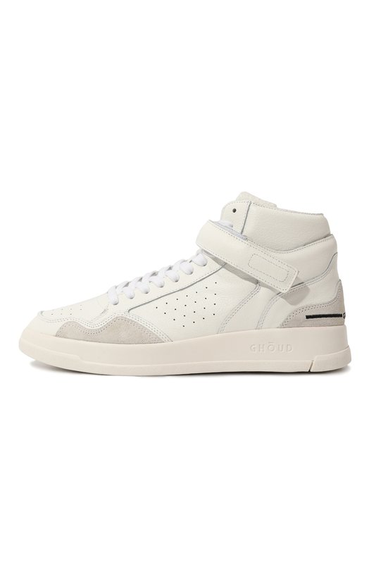 Кожаные кеды Tweener Ghoud Кремовый, фото 4