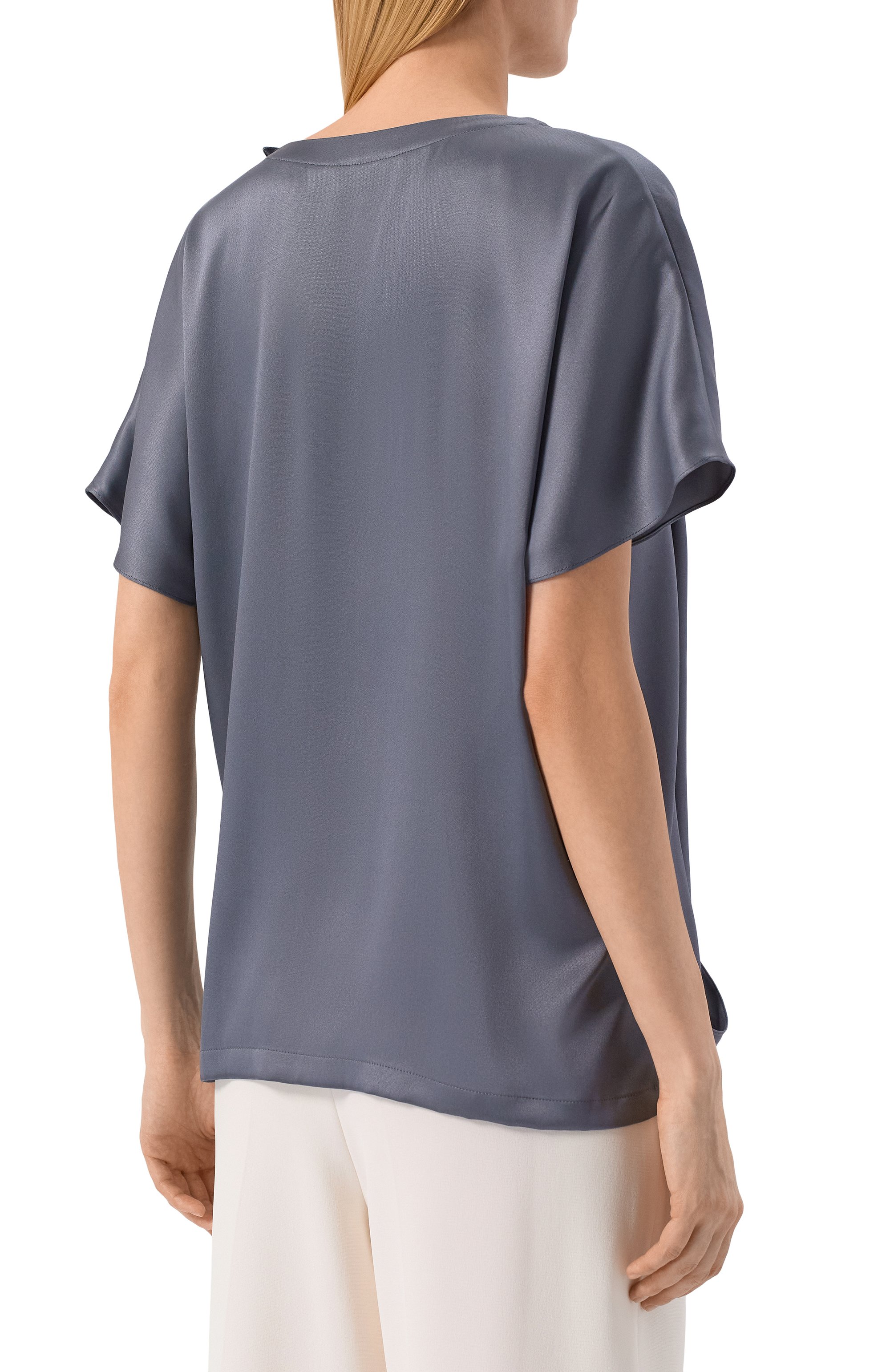 Атласная блузка GIORGIO ARMANI, арт. GW003006/TE10101, фото 4