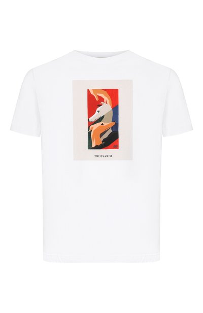 Мужская хлопковая футболка TRUSSARDI, арт. G0688000163N