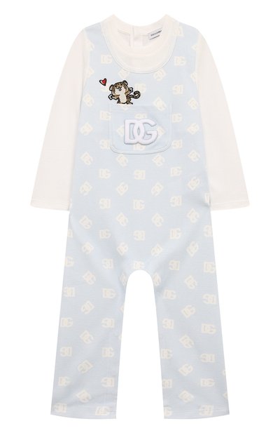 Хлопковый комбинезон DOLCE & GABBANA, арт. L1J08R/G7N2Z