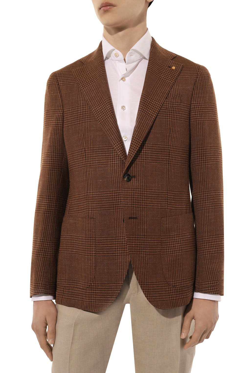 Пиджак из шерсти и шелка SARTORIA LATORRE, арт. EF74 QD0534, фото 3