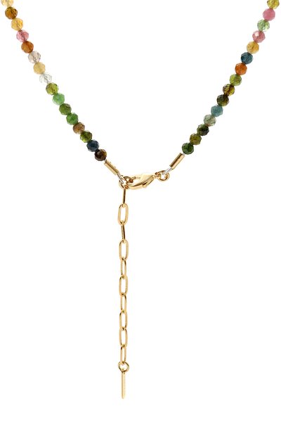 Колье HANKA_IN разноцветного цвета по цене 19650 руб., арт. ELEM-CH-T0UR-QFR0-1M, фото 4 Колье HANKA_IN, арт. ELEM-CH-T0UR-QFR0-1M, фото 4