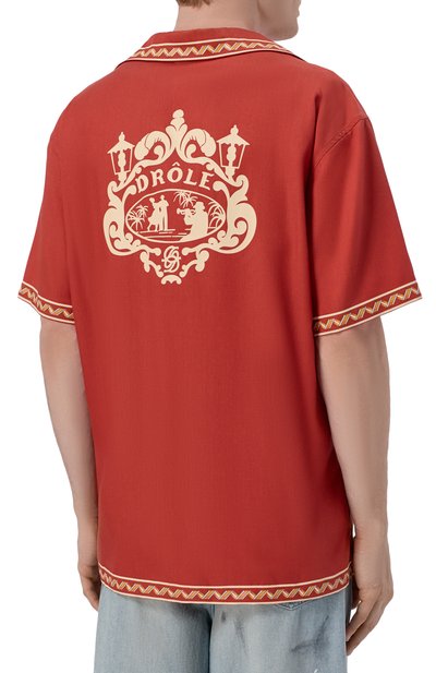 Рубашка из лиоцелла DROLE DE MONSIEUR, арт. K-SH228-CLY001-BR, фото 4
