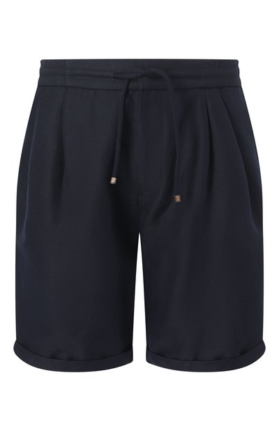 Мужские шорты изо льна и хлопка BRUNELLO CUCINELLI, арт. MH255U0020