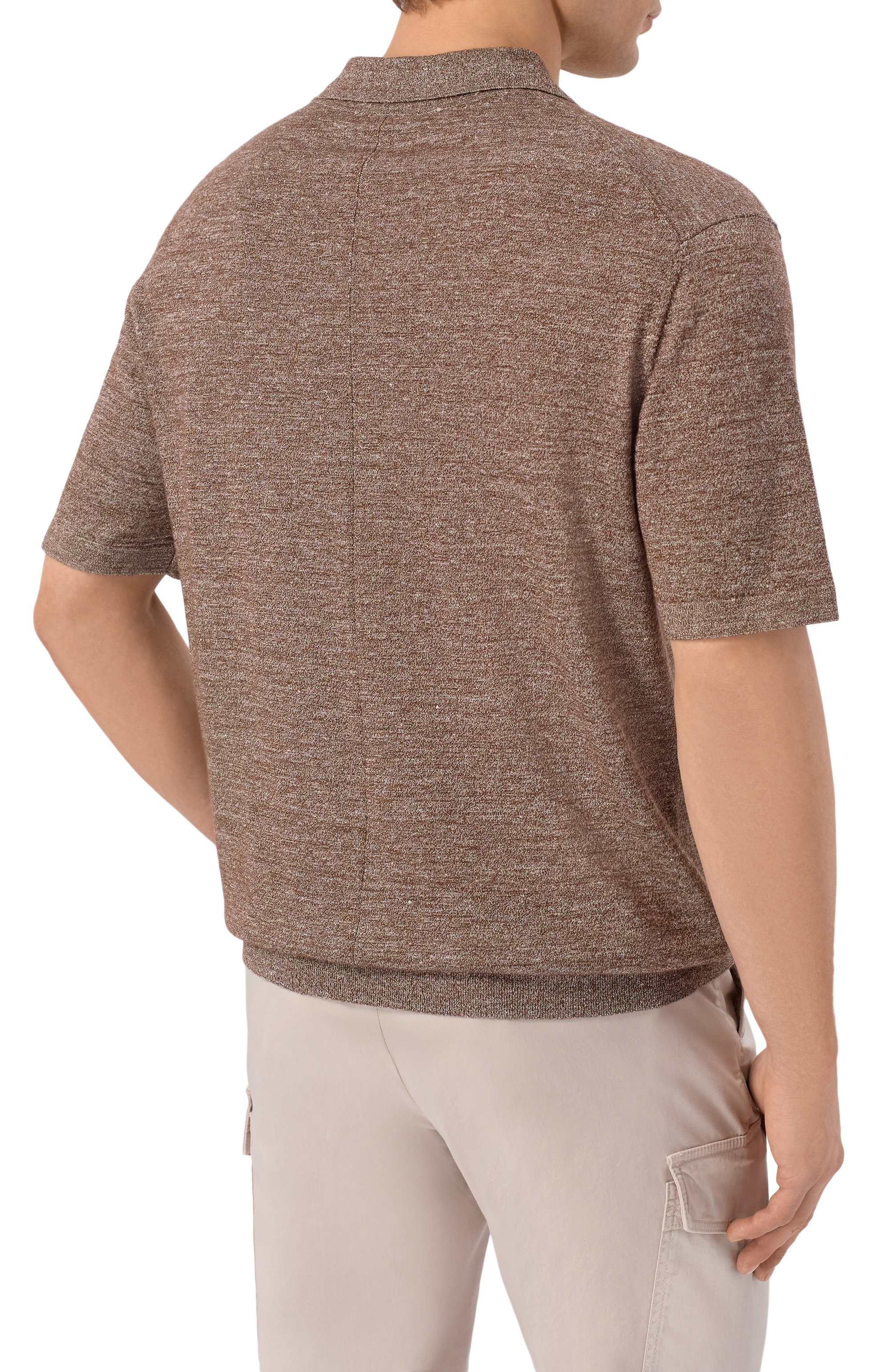 Поло из шерсти и льна 12 STOREEZ, арт. 137314, фото 4