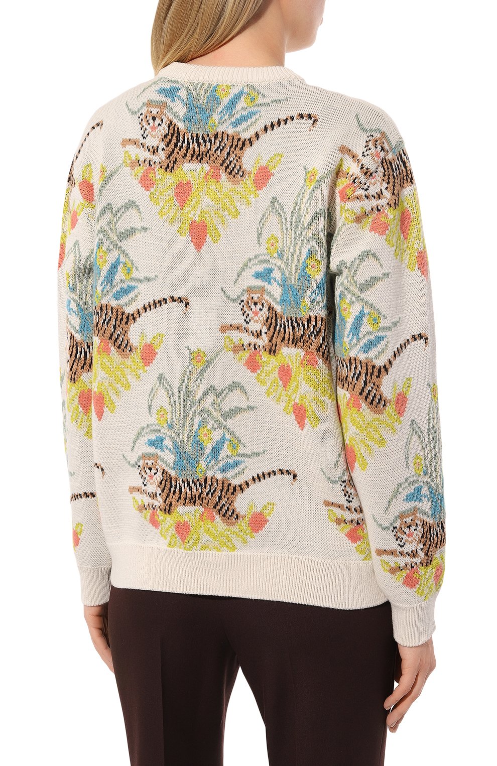 Свитер из шерсти и хлопка GUCCI, арт. 687164 XKB8R, фото 4