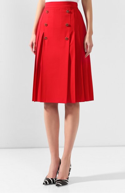 Шерстяная юбка DOLCE & GABBANA, арт. F4BNBT/FUBEI, фото 3