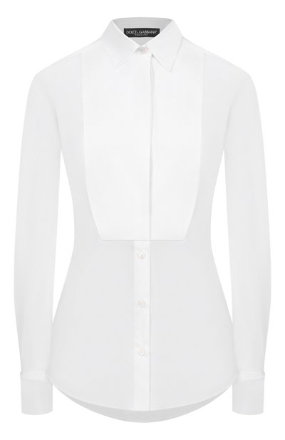 Женская хлопковая рубашка DOLCE & GABBANA, арт. F5K50T/FUEEE