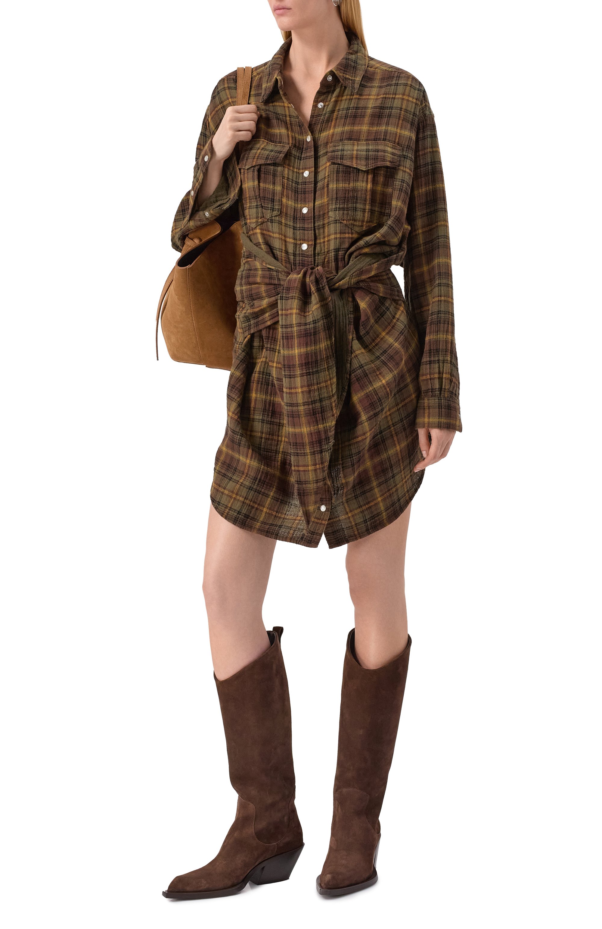 Замшевые казаки clotilde MATTIA CAPEZZANI, арт. W402/CR0STA, фото 3