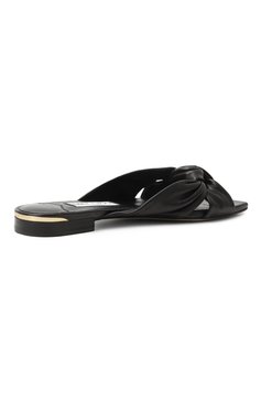 Кожаные шлепанцы avenue JIMMY CHOO, арт. AVENUE FLAT/NAP, фото 3