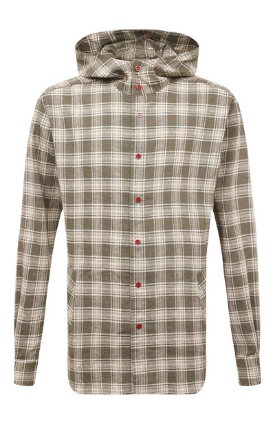 Мужская льняная рубашка KITON, арт. UMCMARH08818