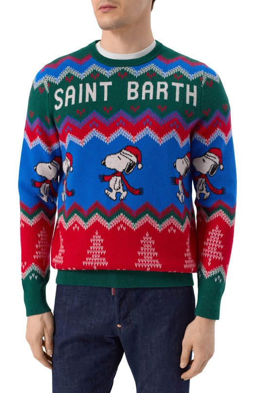 Джемпер из шерсти и вискозы MC2 Saint Barth HER0N P/00047G Разноцветный  HER0N P/00047G Фото 3