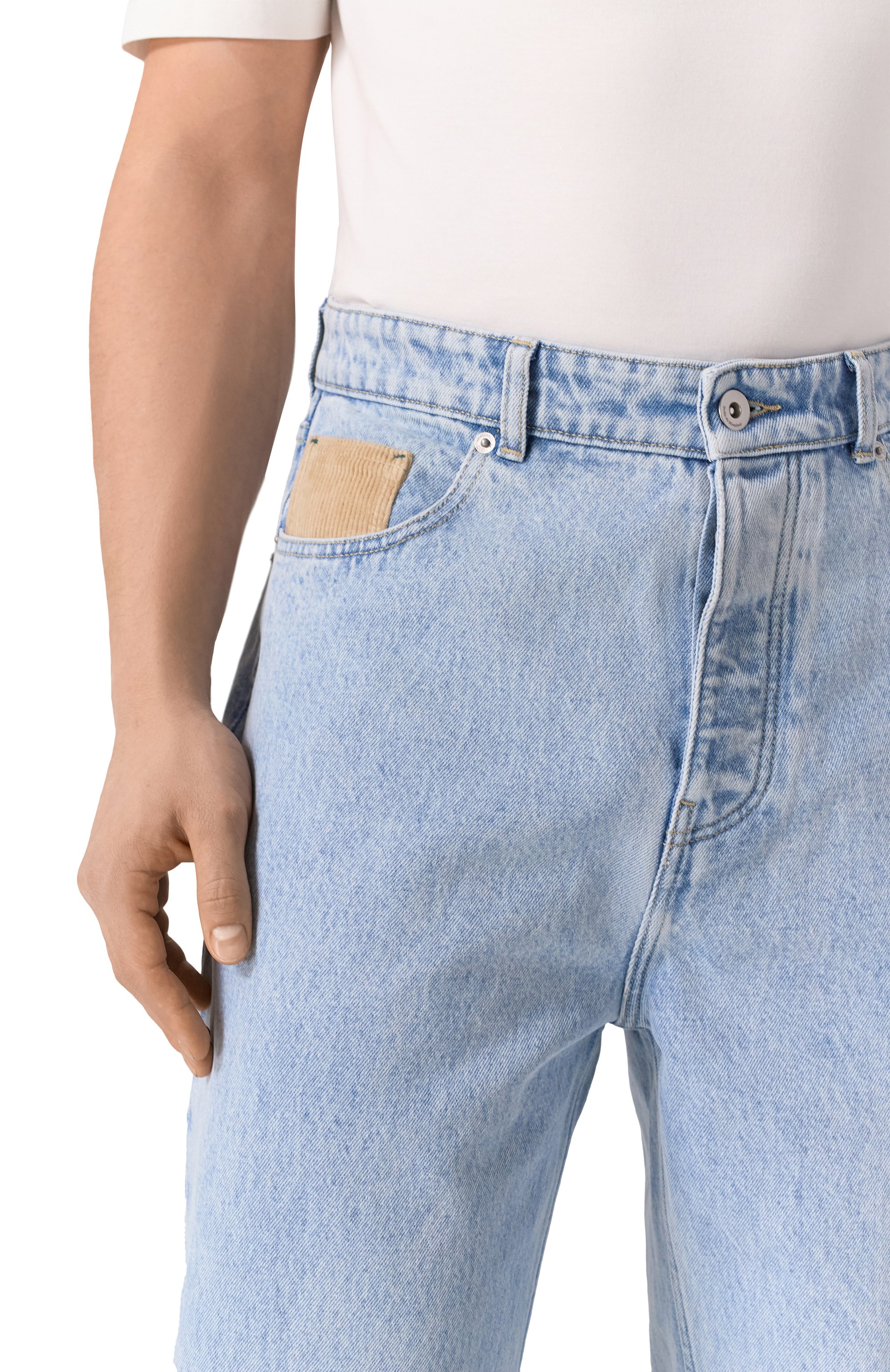 Джинсы DROLE DE MONSIEUR, арт. PERM-BP164-C0123-LBE, фото 5