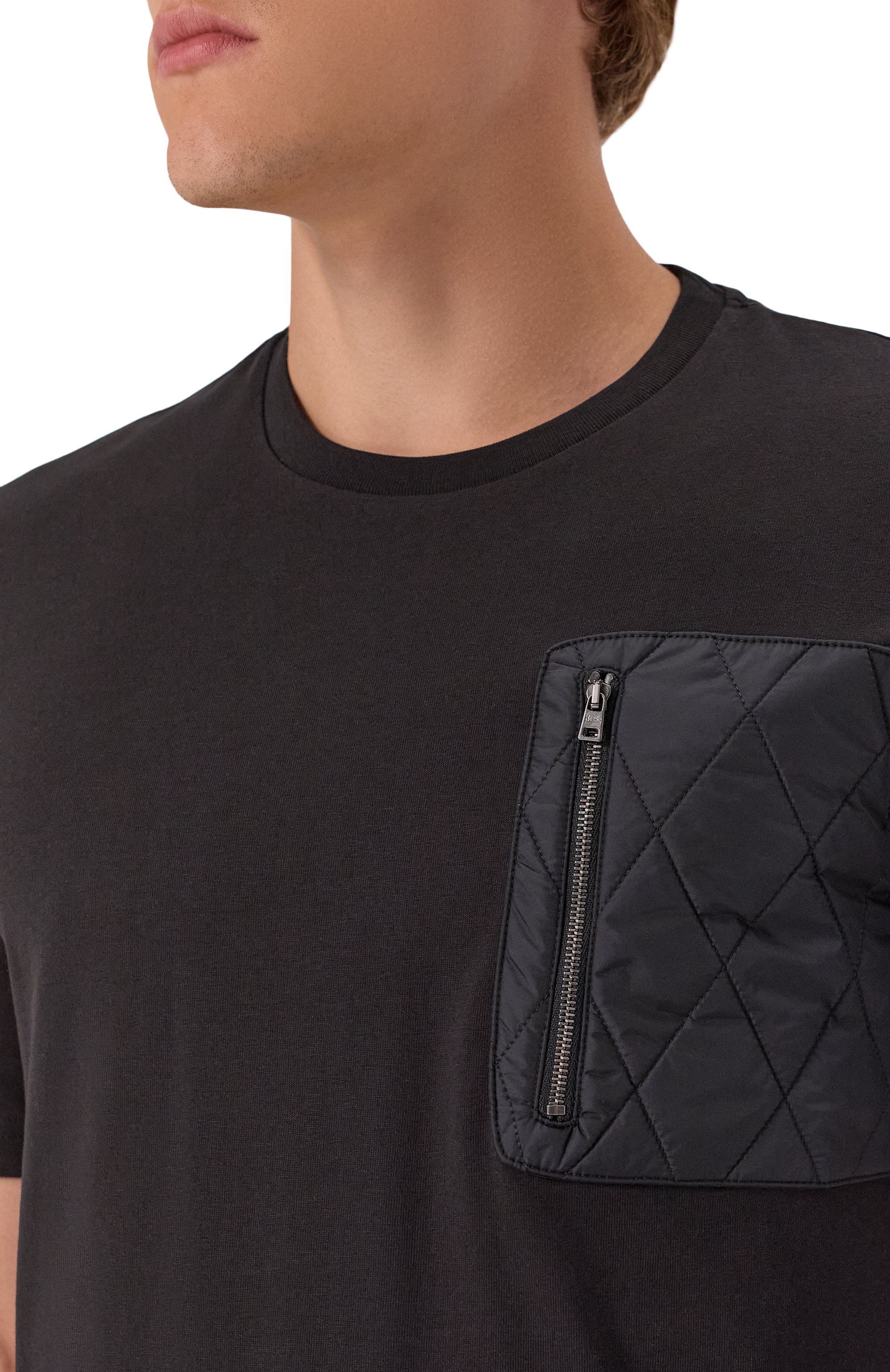 Хлопковая футболка HERNO, арт. JG000245U/52000, фото 5