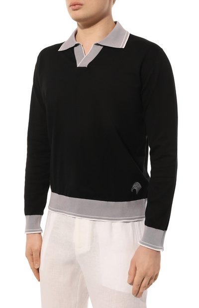 Хлопковое поло STEFANO RICCI, арт. K313042PSL/F24147, фото 3