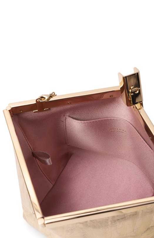 Клатч Ganache Jimmy Choo GANACHEBYK Золотой  GANACHEBYK Фото 5