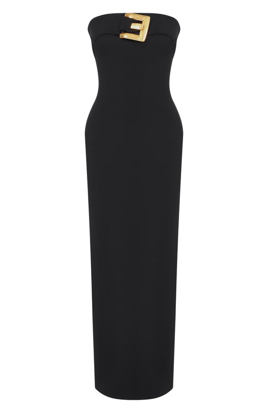 Платье из вискозы Balmain GF1RG080/JL05 Чёрный GF1RG080/JL05