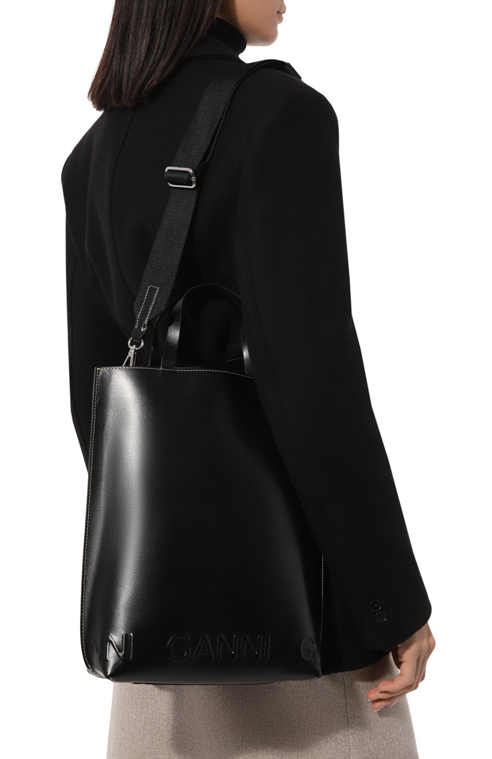 Сумка-тоут banner medium GANNI, арт. A5132, фото 2