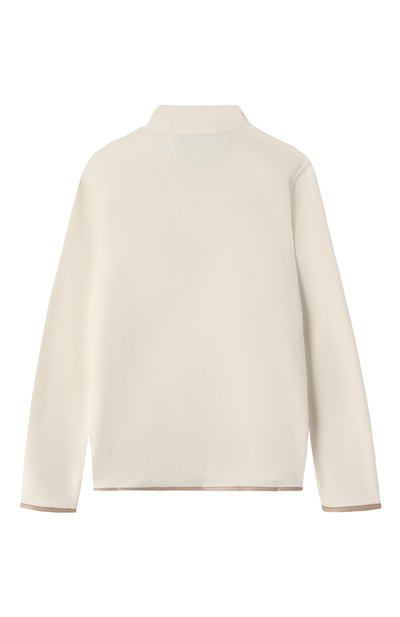 Свитшот из кашемира и хлопка BRUNELLO CUCINELLI кремового цвета по цене 79150 руб., арт. BM840E910A, фото 2 Свитшот из кашемира и хлопка BRUNELLO CUCINELLI, арт. BM840E910A, фото 2