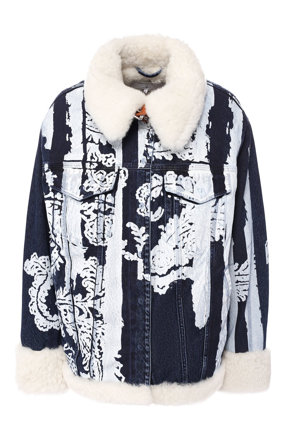 Джинсовая куртка с меховой подкладкой 7 FOR ALL MANKIND, арт. JSVNR990MT, фото 1