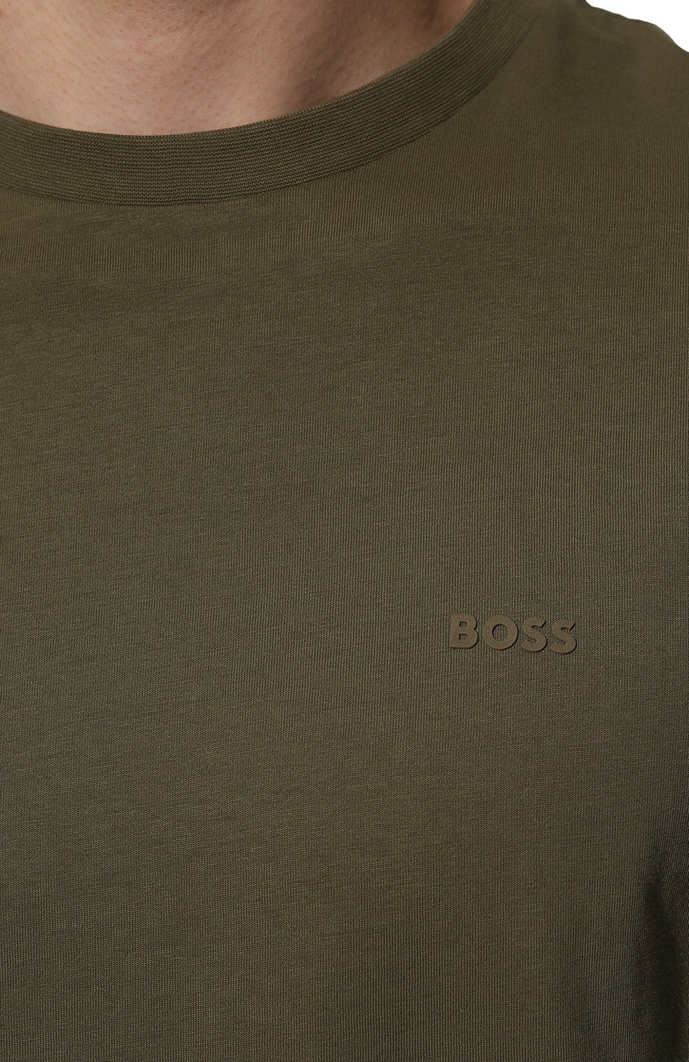 Хлопковая футболка BOSS, арт. 50468347, фото 5