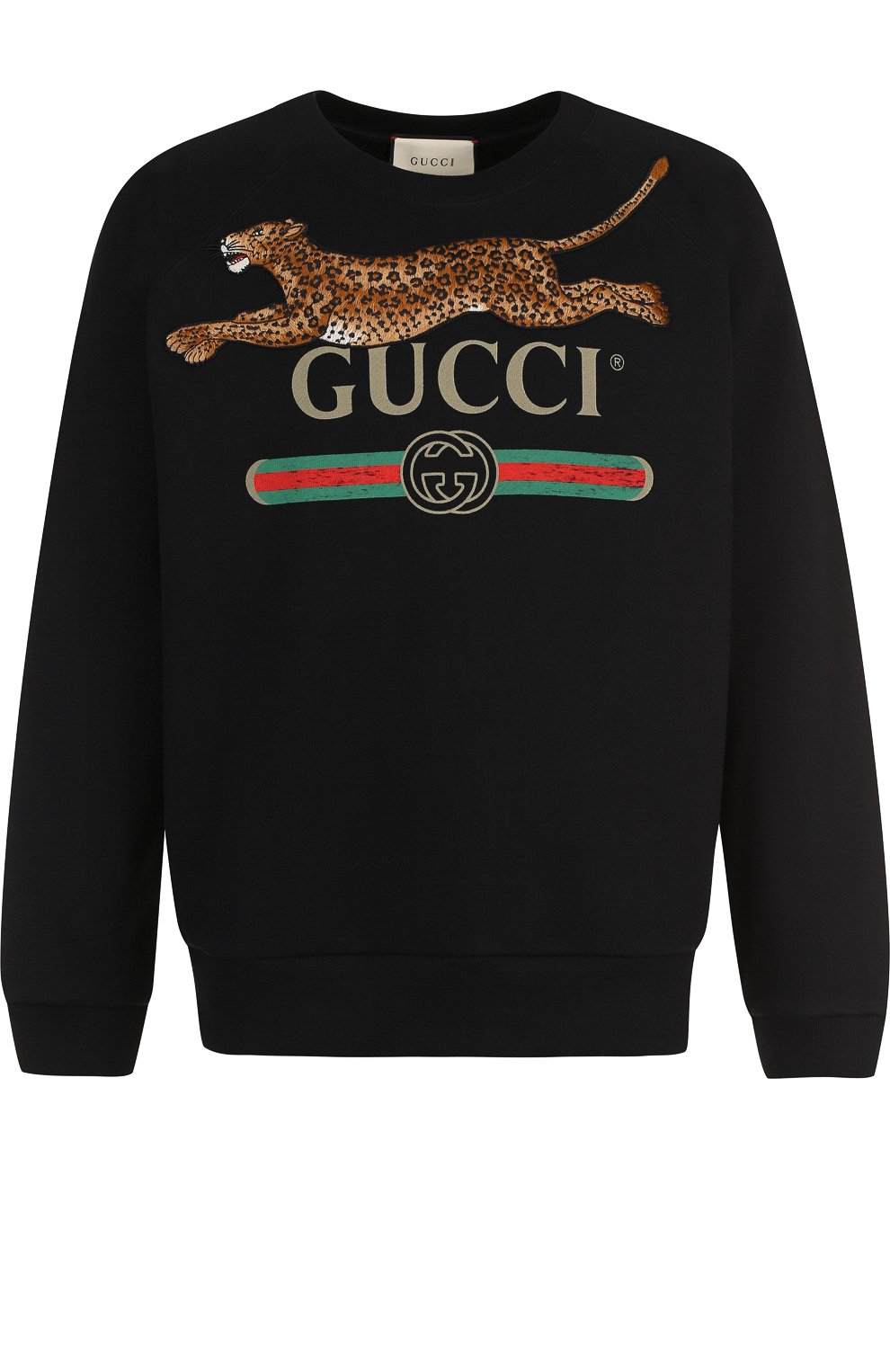 Хлопковый свитшот с принтом GUCCI, арт. 527743/X9X94, фото 1