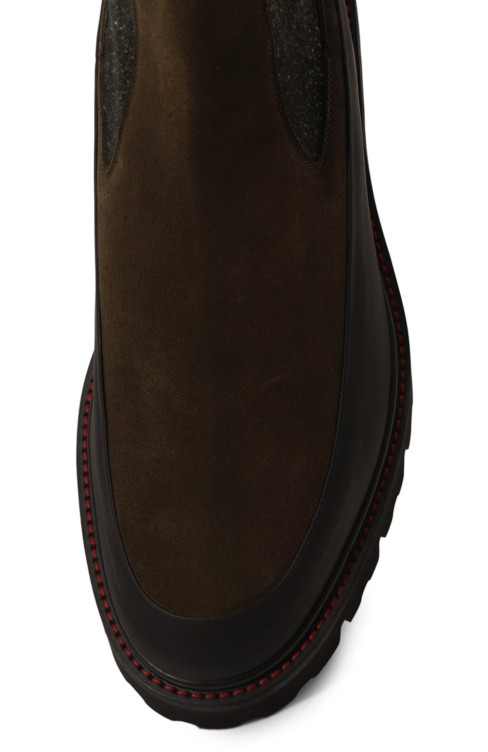 Замшевые челси KITON, арт. USSA195N0112504, фото 6