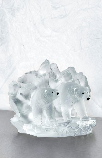 Скульптура полярные медведи arktos DAUM прозрачного цвета по цене 1060000 руб., арт. 05681, фото 3 Скульптура полярные медведи arktos DAUM, арт. 05681, фото 3