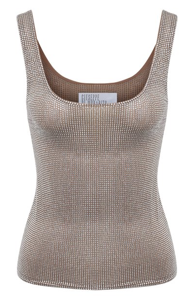 Женский топ с отделкой стразами GIUSEPPE DI MORABITO, арт. 02PST0178FC 02212