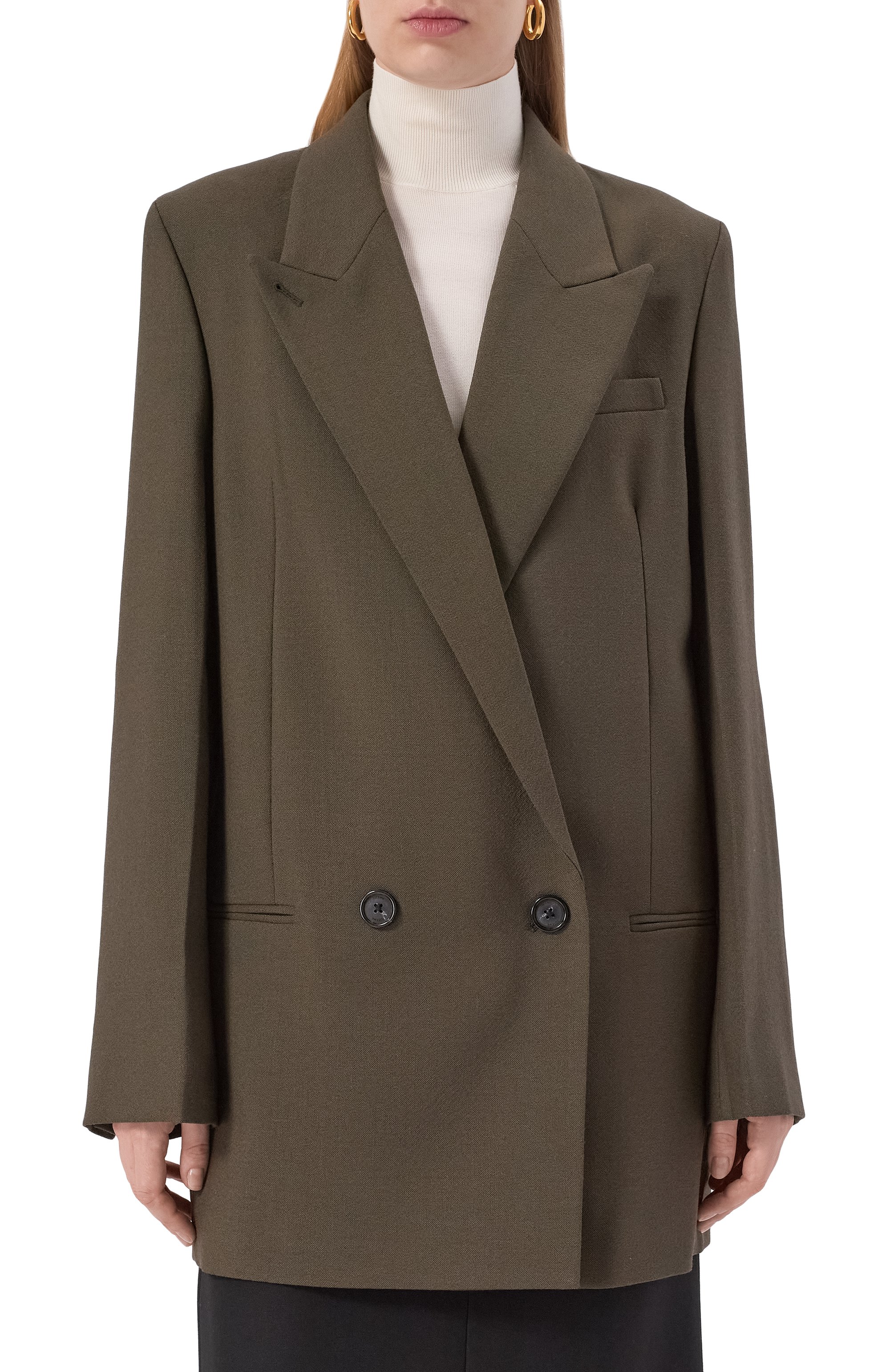 Шерстяной жакет TOTEME, арт. 254-WRZ0058-FB0537, фото 3