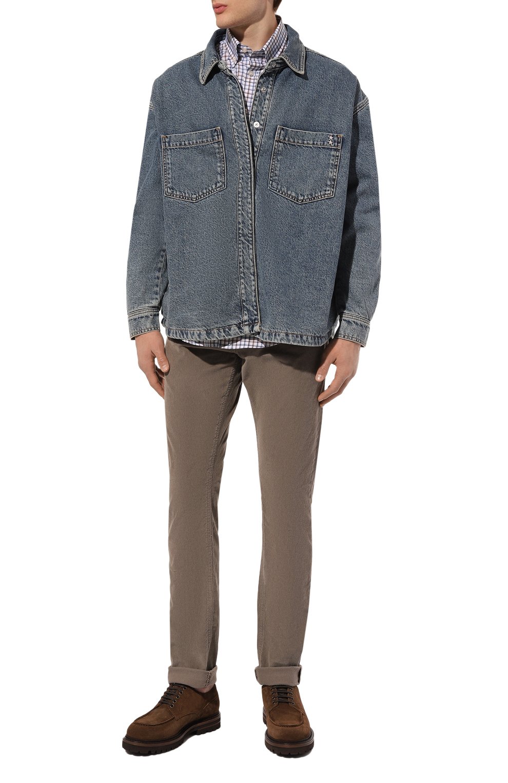 Хлопковая рубашка PAUL&SHARK разноцветного цвета по цене 29500 руб., арт. 14313018, фото 2 Хлопковая рубашка PAUL&SHARK, арт. 14313018, фото 2