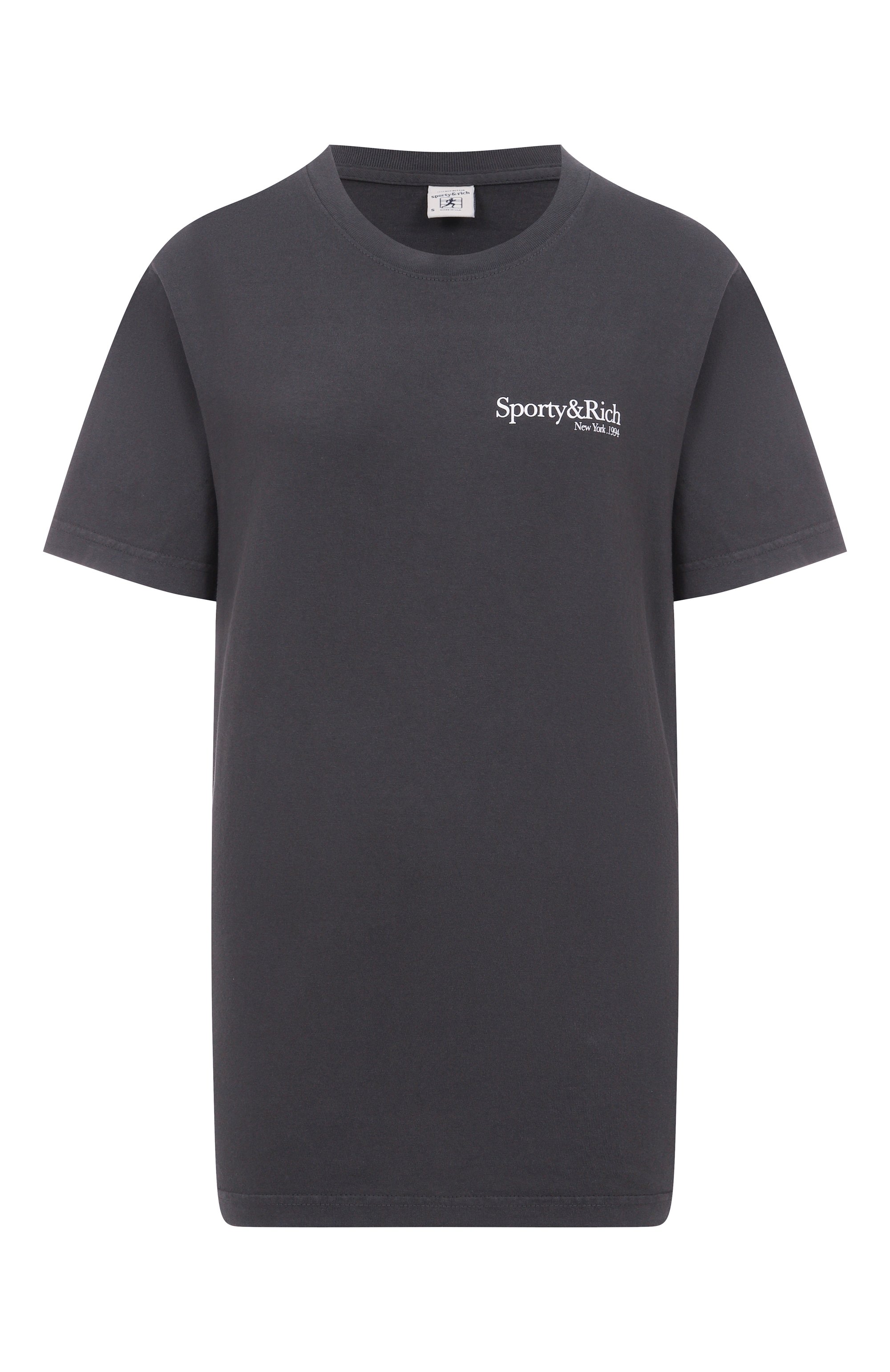 Хлопковая футболка SPORTY AND RICH, арт. T0043622016BA02, фото 1