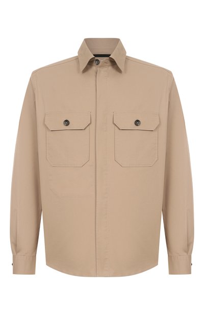 Мужская хлопковая рубашка ZEGNA, арт. S0T8B/UFV16A9