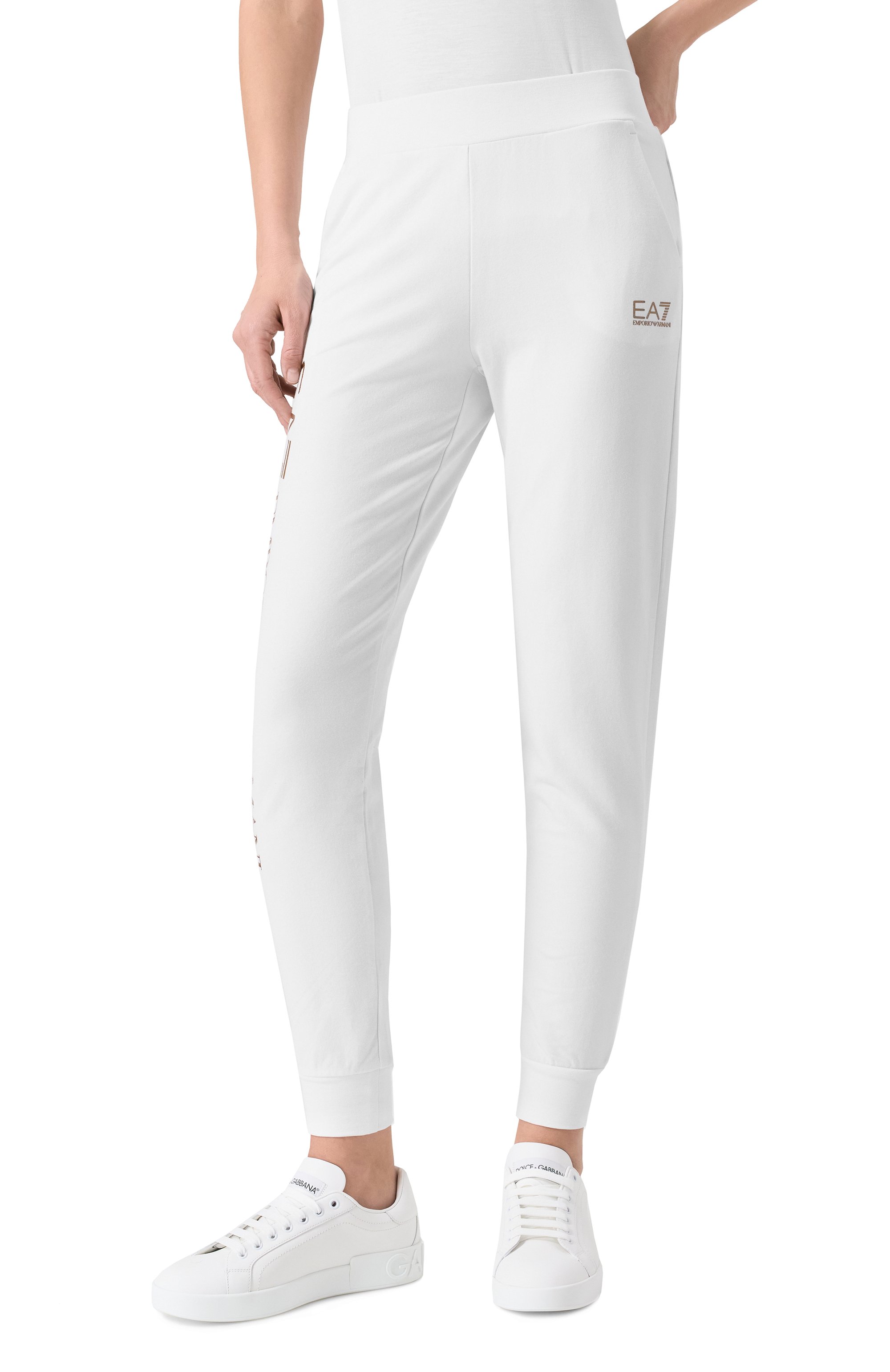 Хлопковые джоггеры EA7, арт. 8NTP85/TJTXZ, фото 3