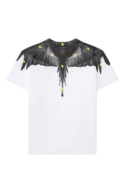 Хлопковая футболка MARCELO BURLON KIDS OF MILAN, арт. 21E/B/MB/1114/0010/2-6Y, фото 2
